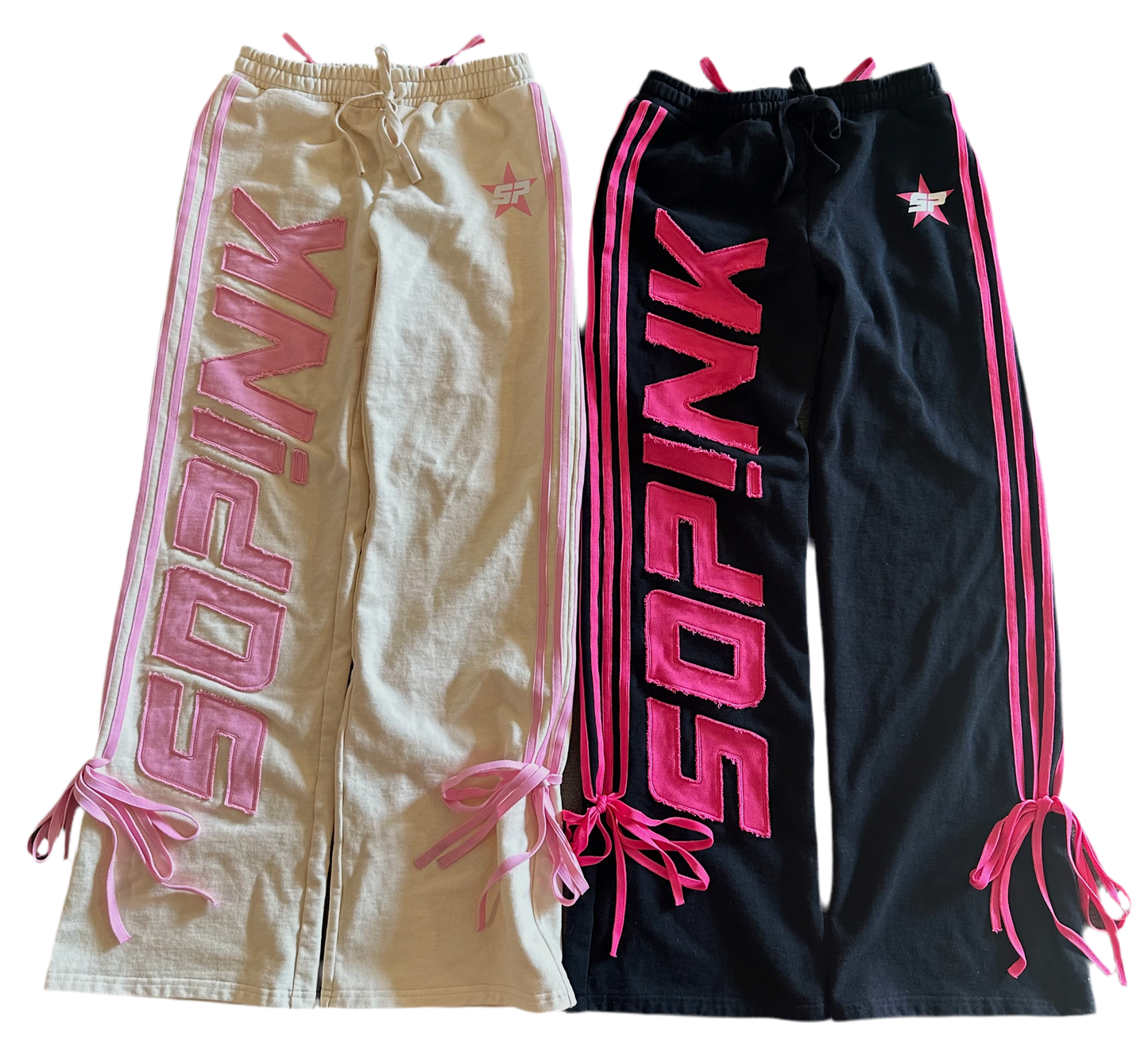 D!STRESSED BOW SWEATPANTS